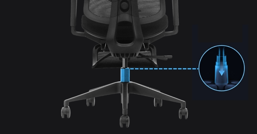 Siłownik klasy 4 w fotelu BIONIC AIR FR